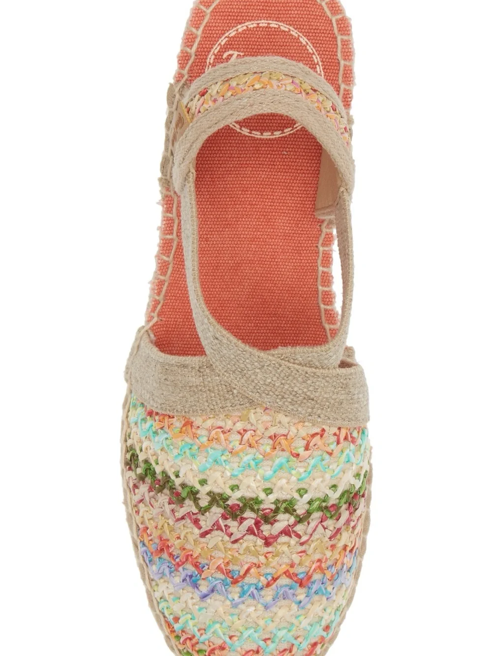 Toni Pons Terra Wedge Espadrille (Sz 39) Multi Beige